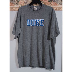 Soffe Dri Relase Odor Control Grey XL Duke Blue Devil Athleisure Casual T-Shirt